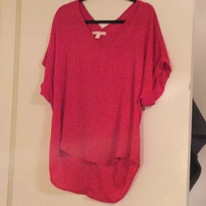 Short sleeve tunic shirt